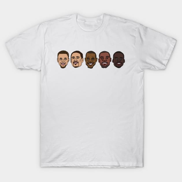 Warriors Death Lineup T-Shirt by notyourcampusbookstore